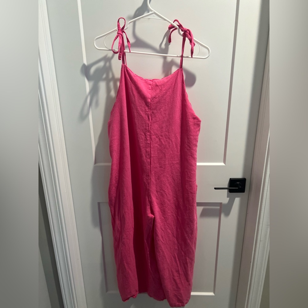 VICI Felicia Pocketed Jumpsuit Barbie Pink